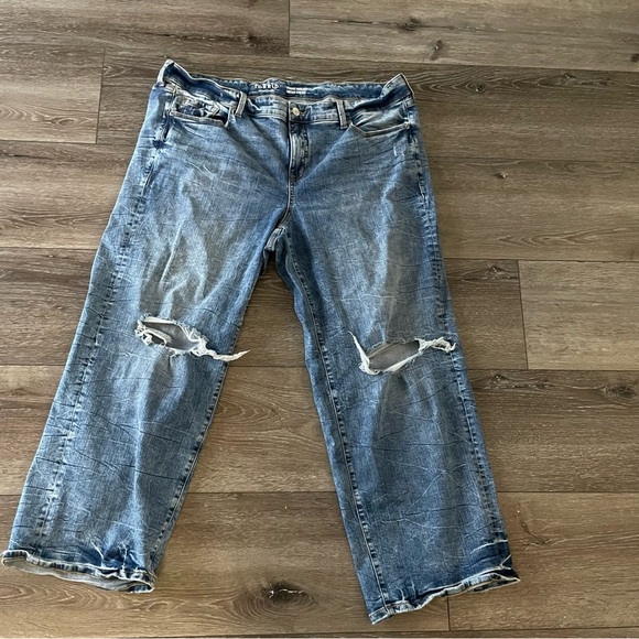 TORRID Perfect Wide Leg Vintage‎ Stretch Jean Y2K Baggy Acid Wash Size 20R - Picture 5 of 11